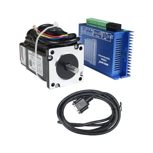 CNCTOPBAOS Nema24 3N.m Closed Loop Stepper Motor 88mm 5A,HSS60